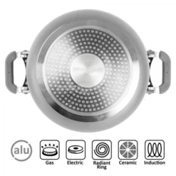 Pentole Brunner Fusion 7+1 Ø 22 -Brunner Outlet pentole brunner fusion 71 o 22 chiusura magnetica fondo ceramica antiaderente gas elettrico induzione 5