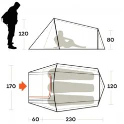 Brunner Outlet 9 Brunner Outlet -Brunner Outlet tenda ferrino sling 3 compatta climi miti tre 3 stagioni trail running bicicletta 1